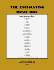 The Enchanting Music Box Concert Band sheet music cover Thumbnail